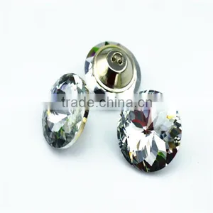 Crystal Sofa Buttons for Furniture/2016 Fashing Crystal Buttons/2016 New Factory Direct Selling Round Glass Buttons Quality Choice thumbnail-2