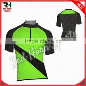 Sublimated Cycling Jersey, Plus Size Half Sleeves Jersey for Mens thumbnail-4