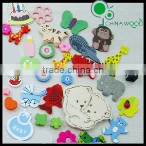 Wood Painted Shapes thumbnail-1