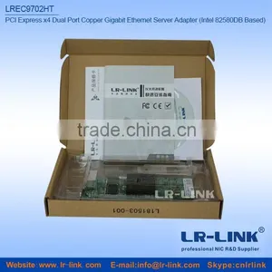LREC9702HT PCI Express x4 Gigabit 2*RJ45 Port Ethernet Card thumbnail-5
