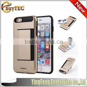 DAMDA Card Clip Style Mobile Accessories for Iphone 6 s ,dual Layer Shock Proof Phone Case Quality Choice thumbnail-3