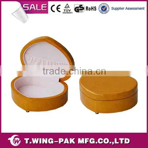 Factory Direct Heart-shape Wooden Empty Dancing Ballerina Musical Jewelry Gift Boxes thumbnail-1