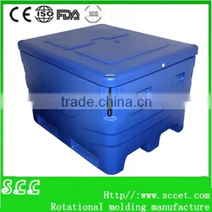 Plastic Ice Box for Fish Cooling Store Fish Bin Fish Tubs Fish Case Fish Box thumbnail-1