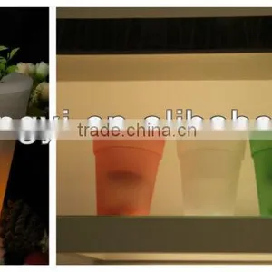 ABS&PS LED Flowerpot Light Water Proof LED VASE Color Changing for Indoor Decoration thumbnail-1