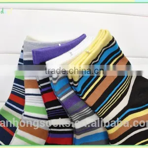 Men Crew Socks New Striped Design Soft -fit Hot Selling Socks Cotton thumbnail-3