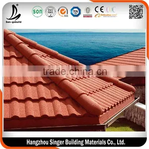 SGB Durable 50 Years Stone Coated Metal Roof Tiles In Uganda thumbnail-1