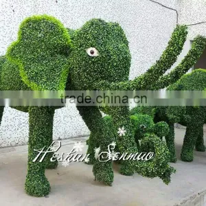 Factory Direct Sale Artificial Topiary Elephant Topiary Sculpture With High Quality thumbnail-2
