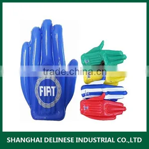 Inflatable PVC Purple Finger Hand thumbnail-1