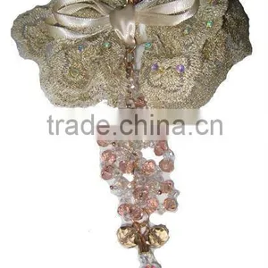 Crystal Beaded Bag Chain thumbnail-1
