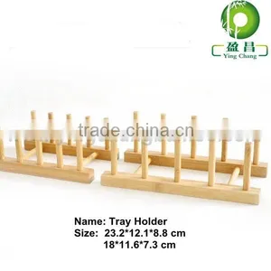 Durable Bamboo Plate Holder thumbnail-1