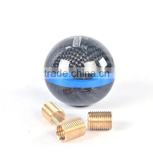 Car Real Carbon Fiber Gear Shift Knob Ball thumbnail-4