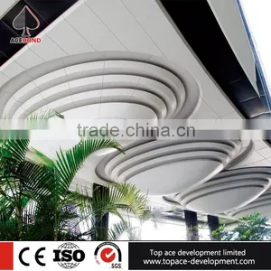 Aluminum Products PE Spray Coating Aluminum Wall Panel Apply to Indoor Shaped Ceiling thumbnail-3
