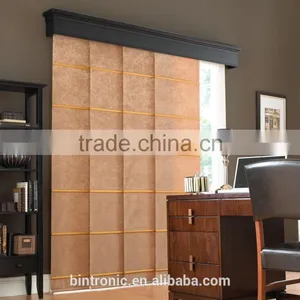 Bintronic Functional Electric Curtain System With 24V Motor And Aluminum Panel Track thumbnail-4