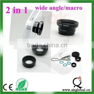 Manufacturer Lens 0.67x Wide Angle Lens With Marco Conversion Lens for Mobile Phone Lens thumbnail-1