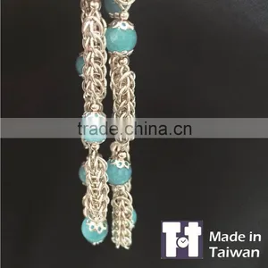 New Design Double Layer Manual 925 Sterling Silver Bracelet thumbnail-1