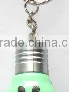 Fashion Plastic Key Ring Smiling Lamp thumbnail-1