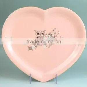Made in China Ceramic Heart Shape Cake Plate, Heart Shaped Dinner Plates, Decorative Plate thumbnail-2