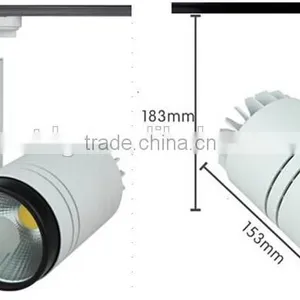 3 Years Warranty 10w 20w 30watt Adjustable Led Showroom Track Light 3 Phase 4 Wire (TongDa) thumbnail-2