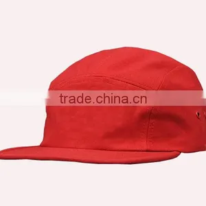 Promotional Flat Brim Plian 5 Panel Cap thumbnail-5