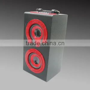 Music FM Radio Wooden Speaker With Remote Control thumbnail-1