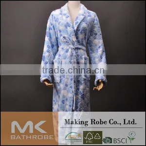 Girls Printed Coral Fleece Nightdress thumbnail-3
