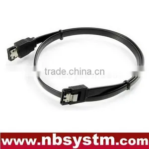 SATA to ESATA Data Cable With Locking Latch Black thumbnail-1