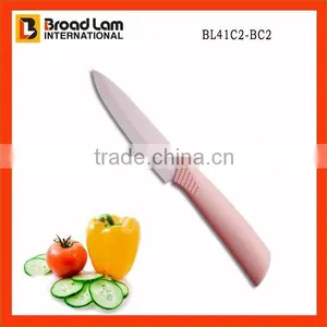 Lovely Pink Color FDA&LFGB Featured Ceramic 4 Inch Knife thumbnail-1