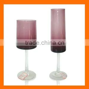 Hand Made Colored Wine Glass,champagne Flute,whole Sales thumbnail-1