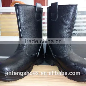 Industrial Cheap Workman's Steel Toe Brand Stylish PU Outsole Safety Boots With Artificial Wool for Winter thumbnail-1