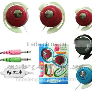 OVLENG Stereo Retractable Earphones With In-line Volume Control thumbnail-1