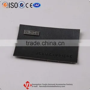 Personalised Embossed PU Leather Patches With Metal thumbnail-1