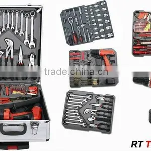 2015 NEW ITEM 236pcs Kraftwelle Wooden Working Tools Aluminium Case Tool Set thumbnail-1
