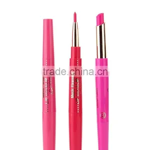 Music Flower Dual Purpose Lipstick&Lip Liner 12 Colors Waterproof Long Lasting Bright Colorful Lipstick Stick Set thumbnail-4