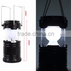 Ultra Bright Portable LED Camping Lantern Solar Flashlight thumbnail-6