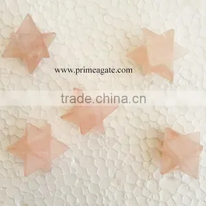 Rose Quartz Merkaba Stars : Healing Crystals For Sale thumbnail-1