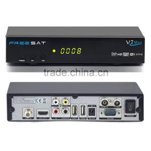 New Arrival Freesat V7 Max Satellite Receiver DVB-S2 1080P HD Set Top TV Box Decoder Support CCcam Auto Roll Powervu USB Wifi thumbnail-1