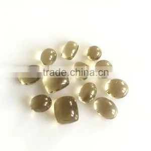Oval Cabochon Natural Smoky Quartz Loose Gemstones Lot Free Size thumbnail-1