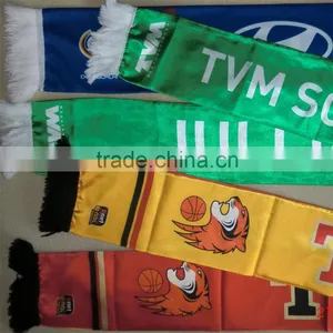 Polyester, Heat Transfer Printing, Soccer Scarf, 2014 World Cup Scarves, OEM Offered thumbnail-2
