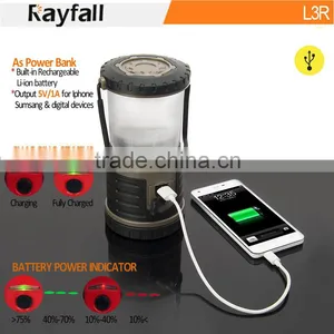 Survival Rechargeable Led Lantern and Power Bank Perfect for Hiking Camping thumbnail-2