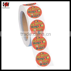 Low Price OEM Custom Adhesive Sticker Stick on Label thumbnail-1