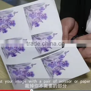 Yesion Transparent& White Water Transfer Paper/ Ceramic Slide Decal Transfer Paper For Inkjet Printer thumbnail-3