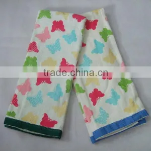 Reactive Printing Velour Towel With Dobby Border or Hemmed Edge in Full Printing thumbnail-3