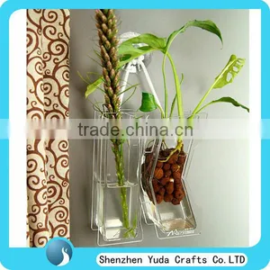 Home Decorations Acrylic Vases, Acrylic Flower Vase, Hanging Glass Vase thumbnail-1