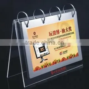 Factory Sale Clear Acrylic Desk Table Calender Customized Whosesale thumbnail-1