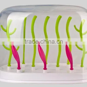Standing Baby Milk Bottle Accessories Drying Rack and Shelf for Wholesale thumbnail-3