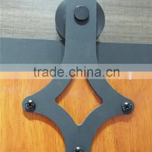 Balcony Sliding Glass or Wooden Frame Barn Doors Design thumbnail-2