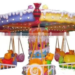 Indoor Children Amusement Equipment Candy Flying Chair Amusement Games Swing Chair thumbnail-6