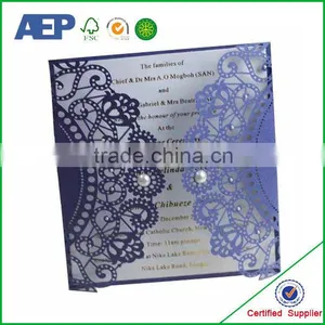 Customized Cheap Wholesale 3D Laser Cutting Greeting Card thumbnail-1