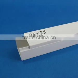 High Quality PVC Cable Trunking 25X25mm thumbnail-1