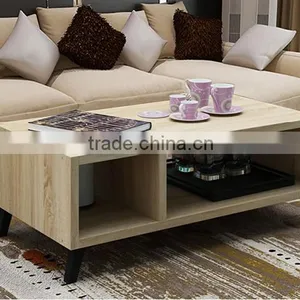 Modern Design Wooden Teapoy Livingroom Wood Center Table thumbnail-2